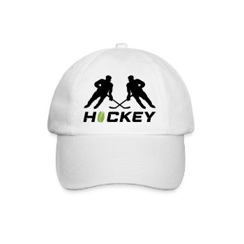 hockey - Baseballkappe - Weiß/Weiß - Vorne