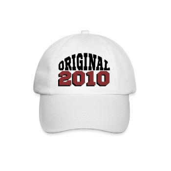 Ursprünglich: 2010 - Baseballkappe - Weiß/Weiß - Vorne
