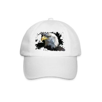 Adler - Baseballkappe - Weiß/Weiß - Vorne