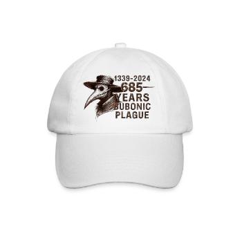 Ewige Pest - Baseballkappe - Weiß/Weiß - Vorne