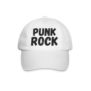 Punk - Baseballkappe - Weiß/Weiß - Vorne