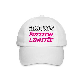 BELLE SOEUR limitierte Auflage - Baseballkappe - Weiß/Weiß - Vorne