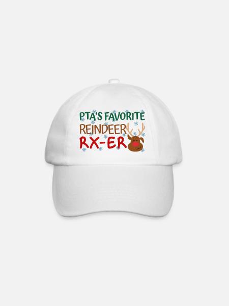 PTA Weihnachten favorite Reindeer - Baseballkappe - Weiß/Weiß