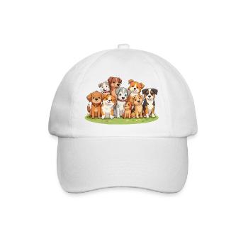 Ein Rudel Hunde - Baseballkappe - Weiß/Weiß - Vorne