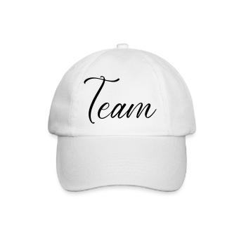 Team - Baseballkappe - Weiß/Weiß - Vorne