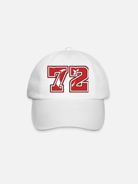 72 - Baseballkappe - Weiß/Weiß
