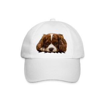 Spaniel - Baseballkappe - Weiß/Weiß - Vorne