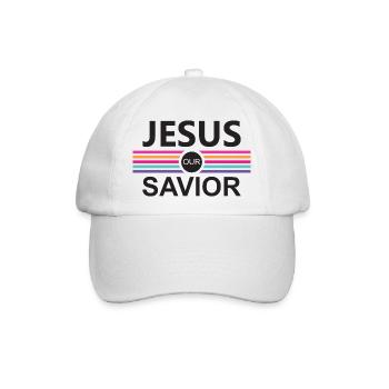 Religiöse Inspiration  - Baseballkappe - Weiß/Weiß - Vorne