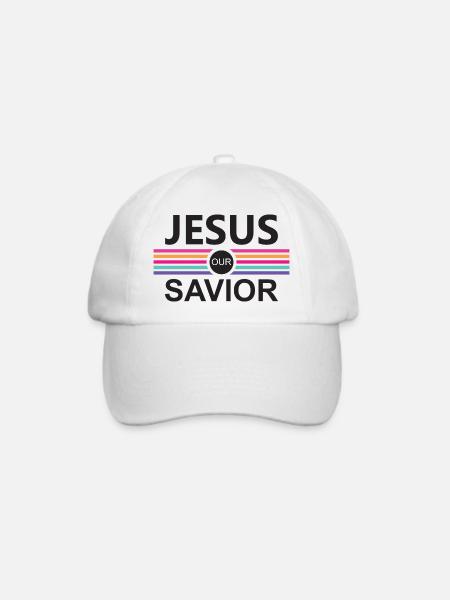 Religiöse Inspiration  - Baseballkappe - Weiß/Weiß