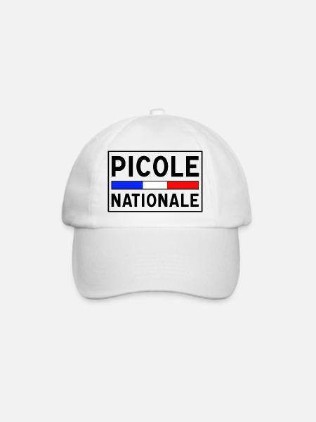Nationale Trinkgasse Neues Design - Baseballkappe - Weiß/Weiß