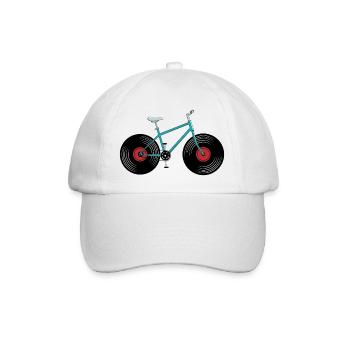 Fahren Sie im Rhythmus - Baseballkappe - Weiß/Weiß - Vorne