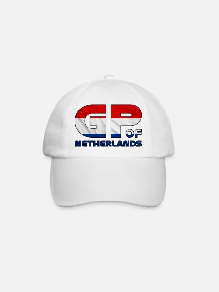 netherlands_gp - Baseballkappe - Weiß/Weiß