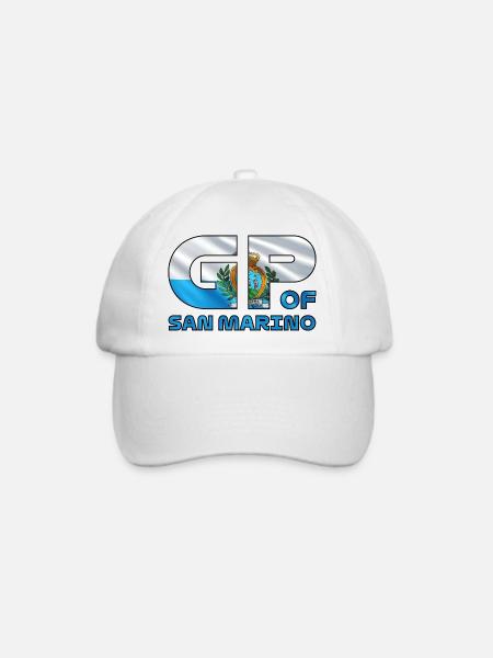 san_marino_gp - Baseballkappe - Weiß/Weiß