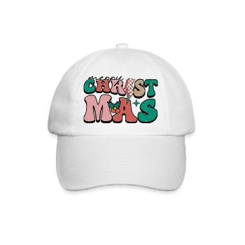 Christmas - Baseballkappe - Weiß/Weiß - Vorne