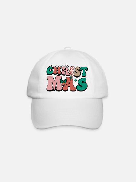 Christmas - Baseballkappe - Weiß/Weiß