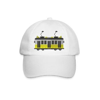 Straßenbahn - Baseballkappe - Weiß/Weiß - Vorne