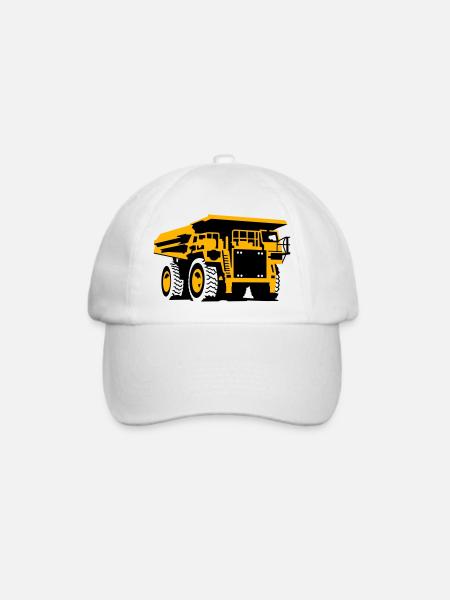 LKW - Baseballkappe - Weiß/Weiß