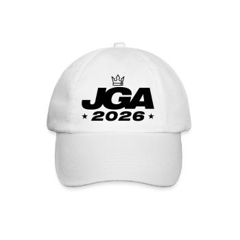 Jga 2026 Junggesellenabschied - Baseballkappe - Weiß/Weiß - Vorne