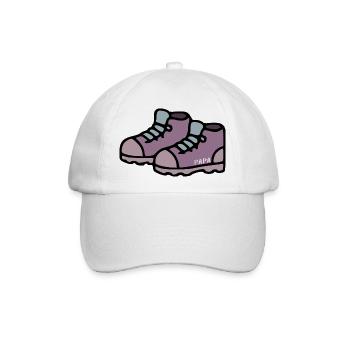Wandern Wanderschuhe Papa - Baseballkappe - Weiß/Weiß - Vorne
