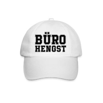 Büro Hengst - Baseballkappe - Weiß/Weiß - Vorne