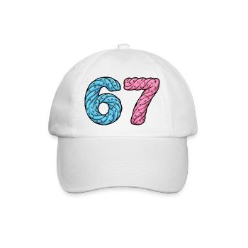 67 Twist Zuckerkunst - Baseballkappe - Weiß/Weiß - Vorne