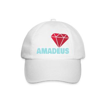 Amadeus - Baseballkappe - Weiß/Weiß - Vorne
