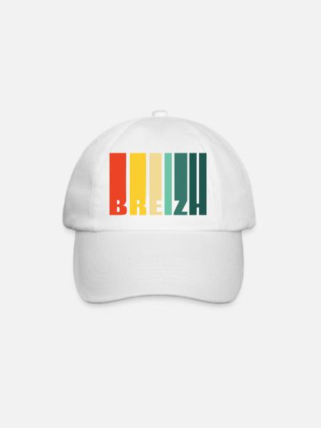 Breizh - Baseballkappe - Weiß/Weiß
