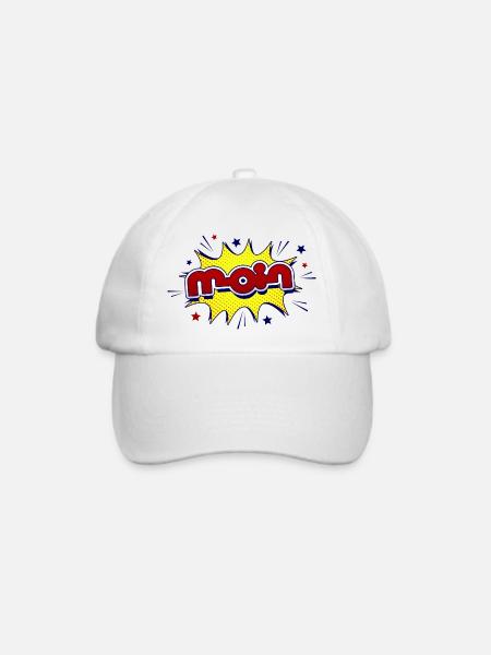 Moin - Baseballkappe - Weiß/Weiß