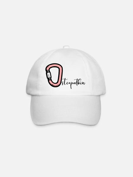 Osteopathie Osteopathin - Baseballkappe - Weiß/Weiß