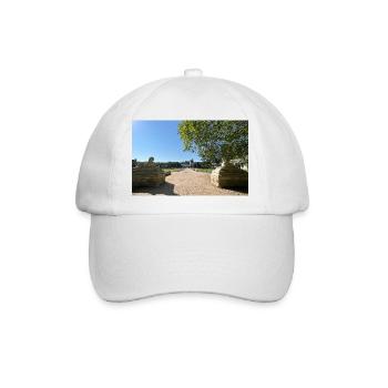 Burg von Chenonceau - Baseballkappe - Weiß/Weiß - Vorne