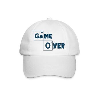 Game Over Games-Shirt - Baseballkappe - Weiß/Weiß - Vorne