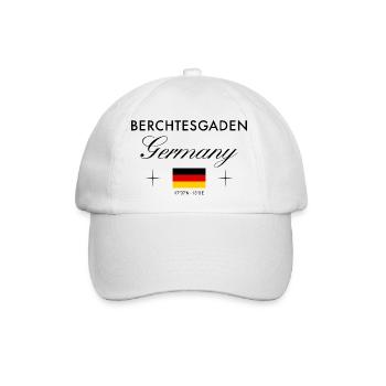 Berchtesgaden Deutschland Koordinaten Reise - Baseballkappe - Weiß/Weiß - Vorne