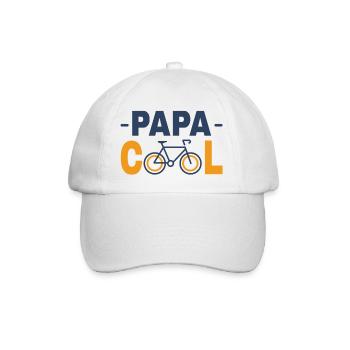 Papa & Sohn Fahrrad - Baseballkappe - Weiß/Weiß - Vorne