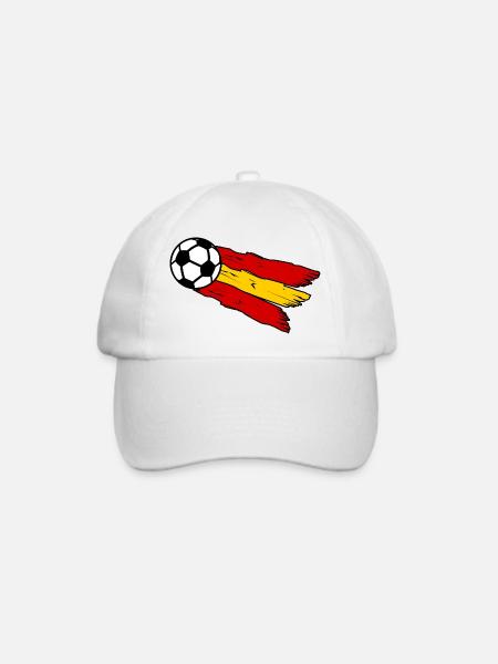Die spanischen Fans - Baseballkappe - Weiß/Weiß