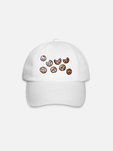 Freche, mundgerechte Kekse - Baseballkappe - Weiß/Weiß