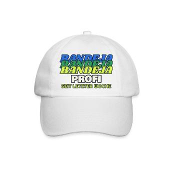 Bandeja Profi seit letzter Woche - Padel - Baseballkappe - Weiß/Weiß - Vorne