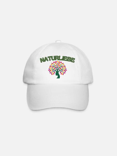 Naturliebe - Baseballkappe - Weiß/Weiß
