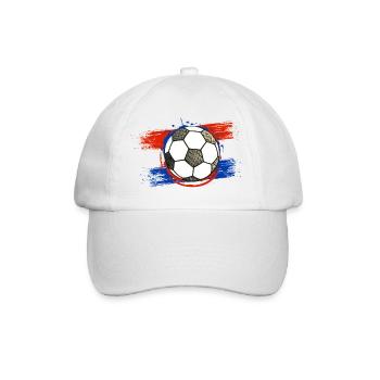 Football Netherlands (Niederlande) 01 - Baseballkappe - Weiß/Weiß - Vorne