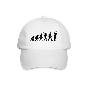 Evolution Golf - Golfspieler - Baseballkappe - Weiß/Weiß - Vorne