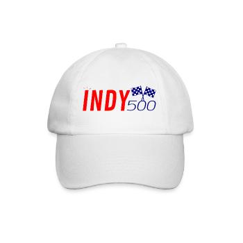 Motorsport in Amerika, Indianapolis 500 - Baseballkappe - Weiß/Weiß - Vorne