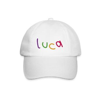 Luca (Luca) - Baseballkappe - Weiß/Weiß - Vorne