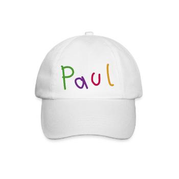 Paul - Baseballkappe - Weiß/Weiß - Vorne