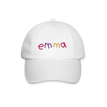 Emma Emma - Baseballkappe - Weiß/Weiß - Vorne