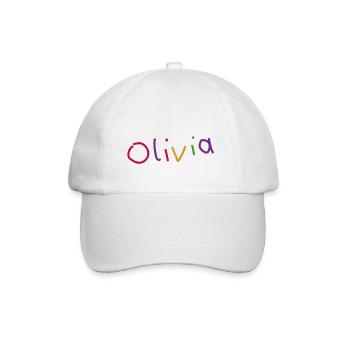 Olivia - Baseballkappe - Weiß/Weiß - Vorne