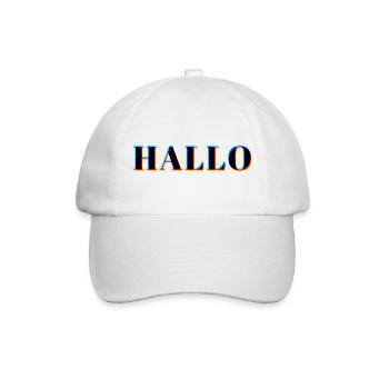HELLO NEON - Baseballkappe - Weiß/Weiß - Vorne