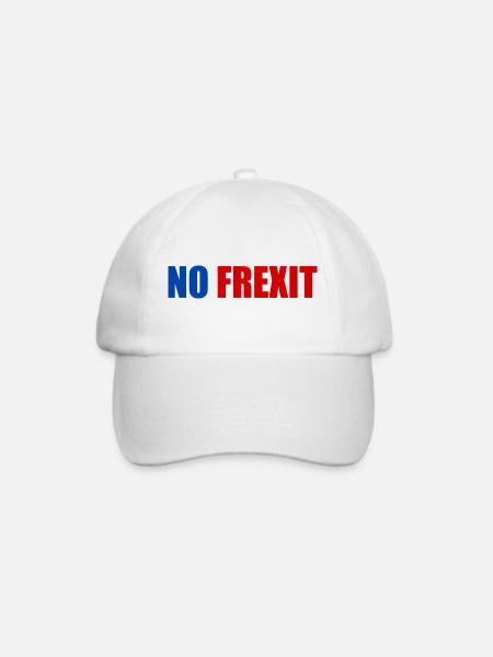 Kein Frexit - Baseballkappe - Weiß/Weiß