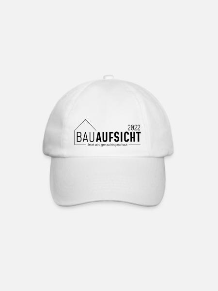 Bauaufsicht 2022-Jetzt wird genau hingeschaut/dunk - Baseballkappe - Weiß/Weiß