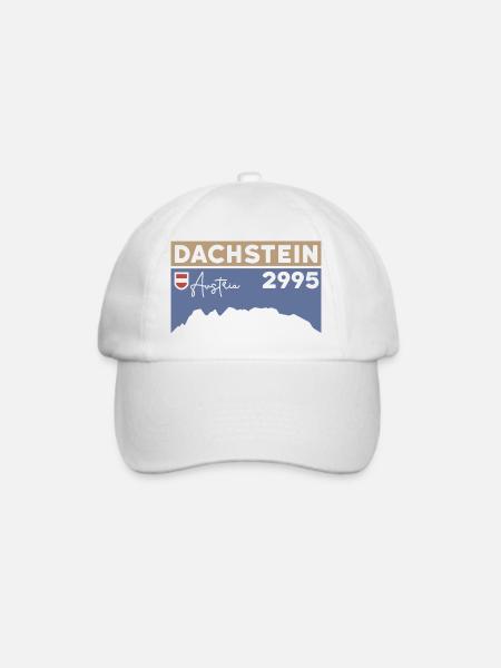Hoher Dachstein Berge Gletscher Höhe Wanderung - Baseballkappe - Weiß/Weiß