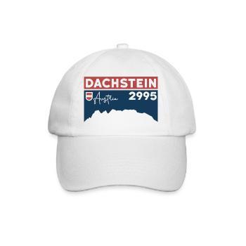 Hoher Dachstein Berge Gletscher Höhe Wanderung - Baseballkappe - Weiß/Weiß - Vorne