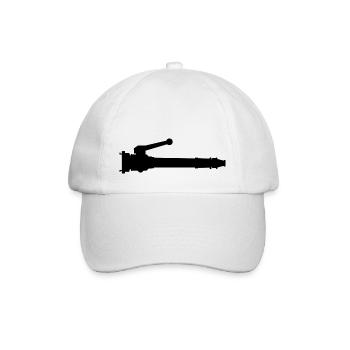 Strahlrohr Print - Baseballkappe - Weiß/Weiß - Vorne